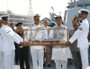 Indigenous stealth guided-missile destroyer INS Mormugao